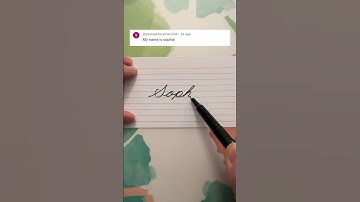 Sophia - Write Your Name in Cursive
