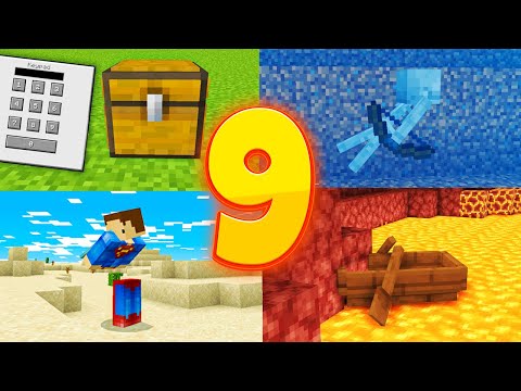 9 SUPER KOMEND Których NAPEWNO NIE ZNASZ W MINECRAFT
