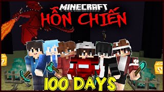 KienRic cùng Dương Record sinh tồn 100 ngày trong Minecraft HỖN CHIẾN RỒNG !!