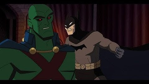 Martian Manhunter meets Batman for the first time !! "HD 1080p60fps"
