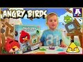 Игрушки для детей.  Игрушка Angry Birds Настольная игра Злые птички. Энгри Бёрдс мультик