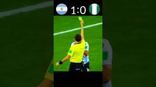Argentina VS Nigeria 2018 FIFA World Cup highlights #shorts #football #youtube