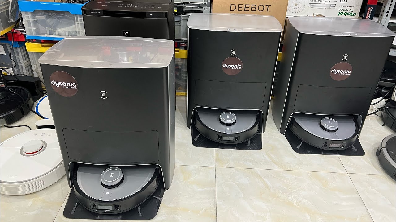 Robot hút bụi lau nhà tự giặt giẻ full tính năng Dysonic Thủ Đức 🚚🚚🚚