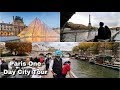 Paris City Tour | with River Cruise | Travel Guide Vlog | Things To Do In Paris In One Day