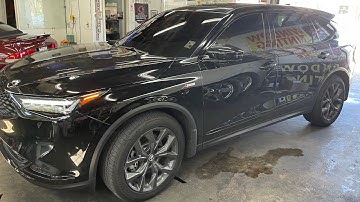 Window tinting on a 2023 Acura MDX