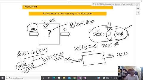 EE-565: Lecture-8 (Nonlinear Control Systems) : Intuitive Idea of Stability