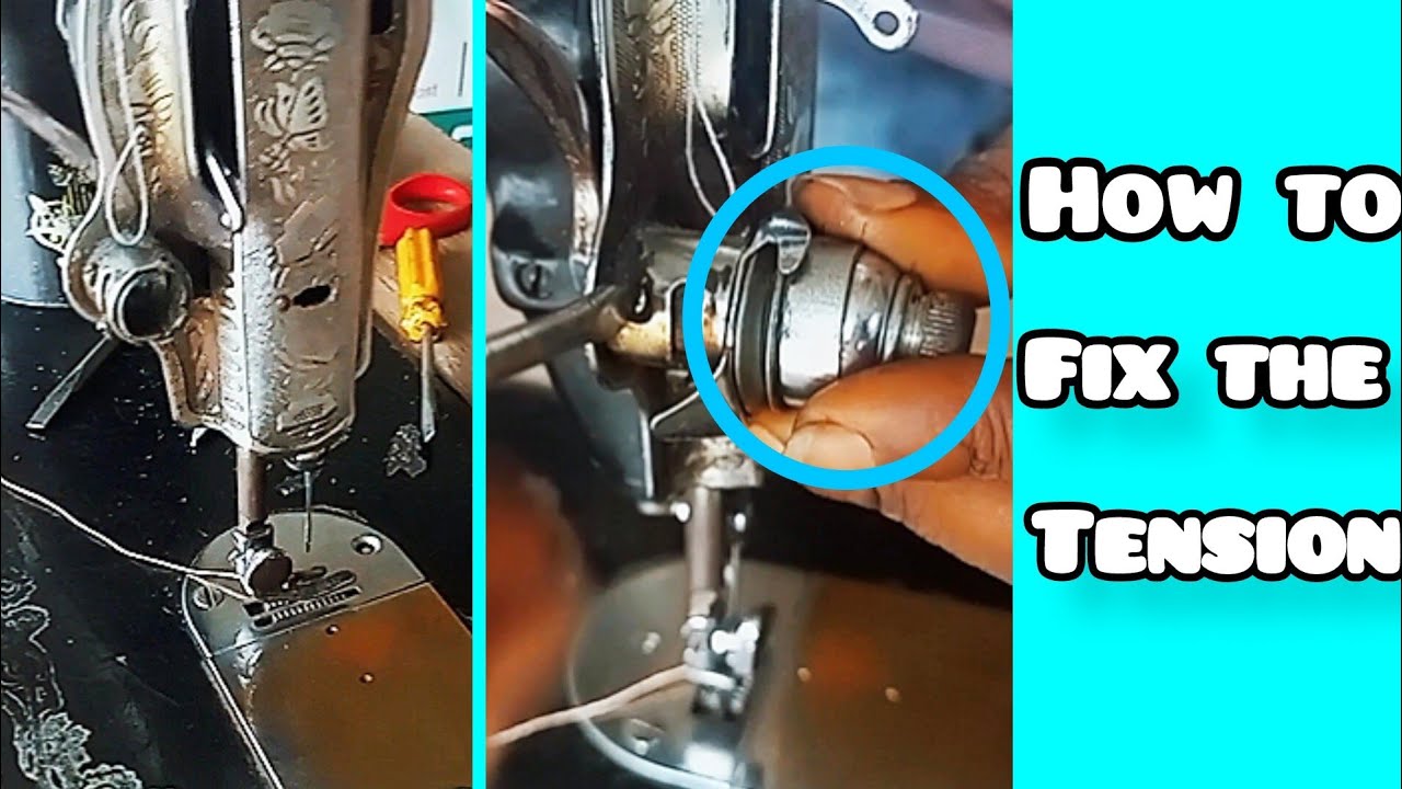 How to fix the TENSION on your sewing machine - YouTube