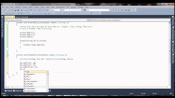 How to use Dictionary in c# net