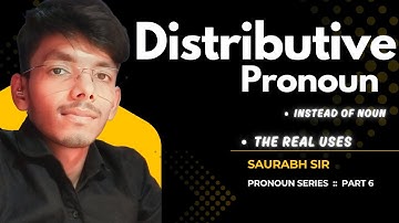 "What are Distributive Pronouns? | Each, Every, Either, Neither Explained""|| Angrezi path