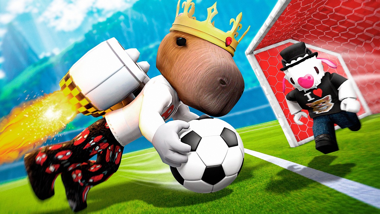 el JUEGO de FUTBOL ILEGAL de ROBLOX
