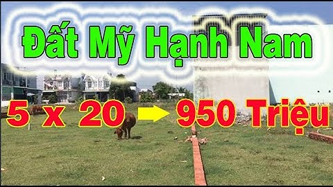 Bán đất mỹ hạnh nam long an 950 triệu | nhà đất mỹ hạnh