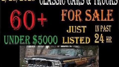 BRIAN BEALER is Roundem Up FOR SALE Over 60 Different CLASSIC CARS & TRUCKS 5k & Under