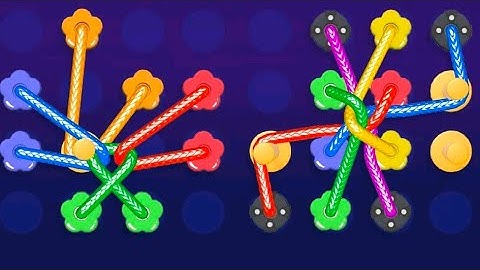 Tangled Line 3D Knot Twisted All Levels Gameplay Walkthrough - King Cobra snake