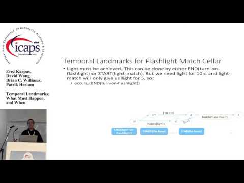 ICAPS 2015: &quot;Temporal Landmarks: What Must Happen, and When&quot;