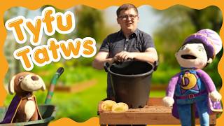 🌱🥔 Dewin a Doti yn Plannu Tatws | Dewin and Doti Plant Potatoes screenshot 1
