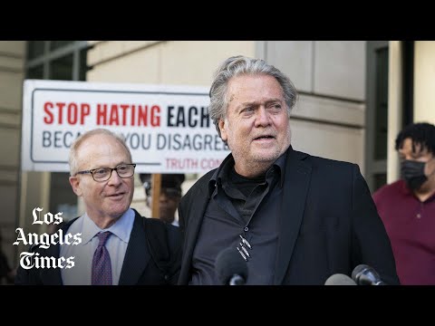 Stephen K  Bannon convicted of contempt for defying Jan  6 subpoena
