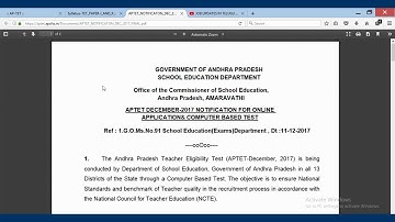 TET SYLLABUS PAPER1, PAPER 2 AND NOTIFICATION 2017 |TEACHER ELIGIBILITY TEST SYLLABUS