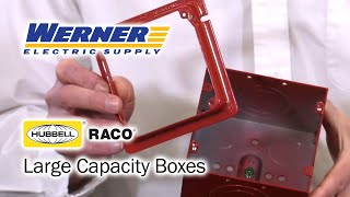 Hubbell Raco Large Capacity Boxes Hubbell Raco Large Capacity Boxes