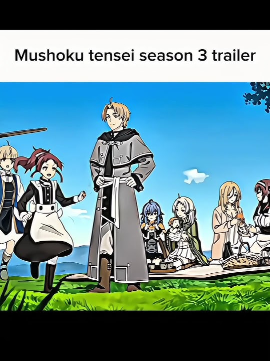 Rudeus ✨☠️ | Mushoku tensei season 3 trailer #shorts #anime