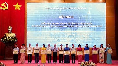 Hội nghị phân tích chuyên sâu Chỉ số PAR Index và SIPAS tỉnh Quảng Ninh năm 2021