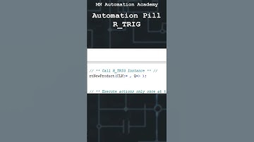 Automation Pill: PLC R_TRIG Rising Edge Detection Explained!