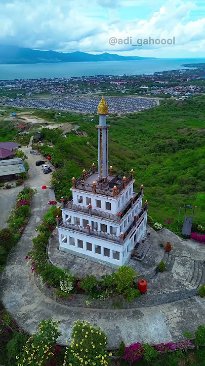 Tugu Gong Perdamaian Sulawesi Tengah, Kota Palu #drone #dji #djimavicindonesia #travel