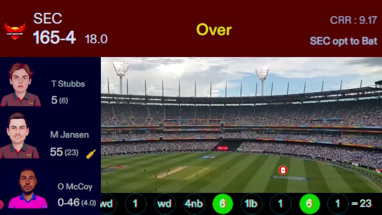 Paarl Royals vs Sunrisers Eastern Cape Live / PR vs