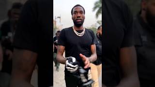 Meek Mill arrives Ghana🇬🇭, engages in power bike cruise with Ghanaian riders