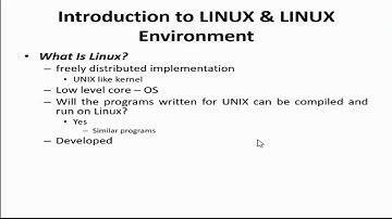 UNIT-I Linux Programming - Class-1