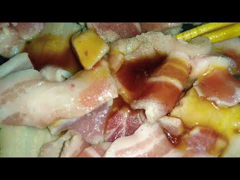 塩こうじ豚オンパレード丼 大盛！料理 ASMR