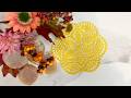 ПРОСТАЯ и ИЗЯЩНАЯ САЛФЕТКА КРЮЧКОМ (Часть 1). CROCHET DOILY Tutorial | Step-by-Step #crochet #diy