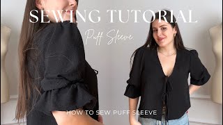 DIY How to Sew and Insert Puff Sleeve | Sew Puff Sleeves Like a Pro in 5 Minutes | Step-by-Step