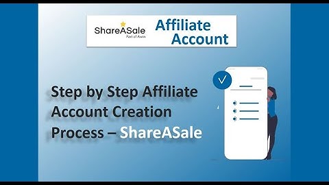 How To Create ShareASale Affiliate Account [2025]
