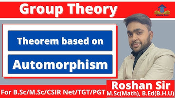Group Theory | Theorem of Automorphisms of a Group | Automorphisms of a Group | Abstract Algebra |