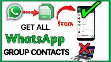 How to download WhatsApp group contact numbers from mobile📱