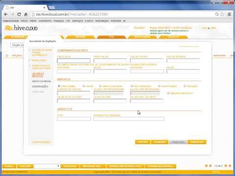 Emissão de CTe com XML [Treinamento Hivecloud CTe]