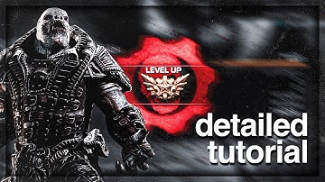 Fastest way to Level Up for Beginners in Gears of War 3 - Detailed Tutorial