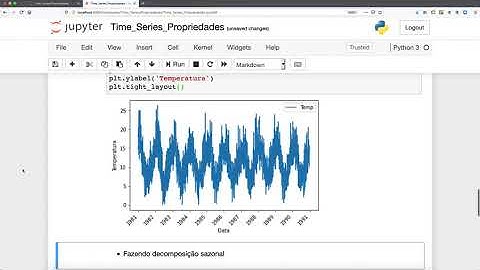 Séries temporais – Extraindo padrões no Python