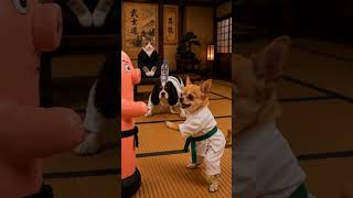 FUNNY VIDEO ALERT! 🥋 🐶Dogesh tried one giant 360° kick and learned a painful lesson about physics! 😂