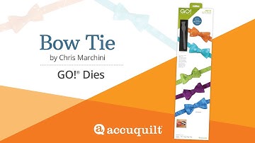 How to Make a GO! Bow Tie with this FREE Pattern!