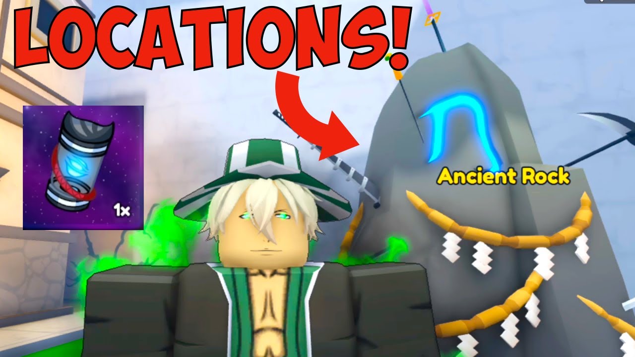 Anime Champions Ancient Rock Location Guide - Try Hard Guides