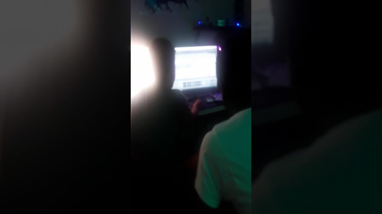 In the studio ,we the next alief rappers