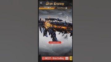 Call of Duty:Mobile AK117 Grim Ending Gun 😲💥🎮 | CODM AK117 gun | Codm new #codmobile #codmloadout