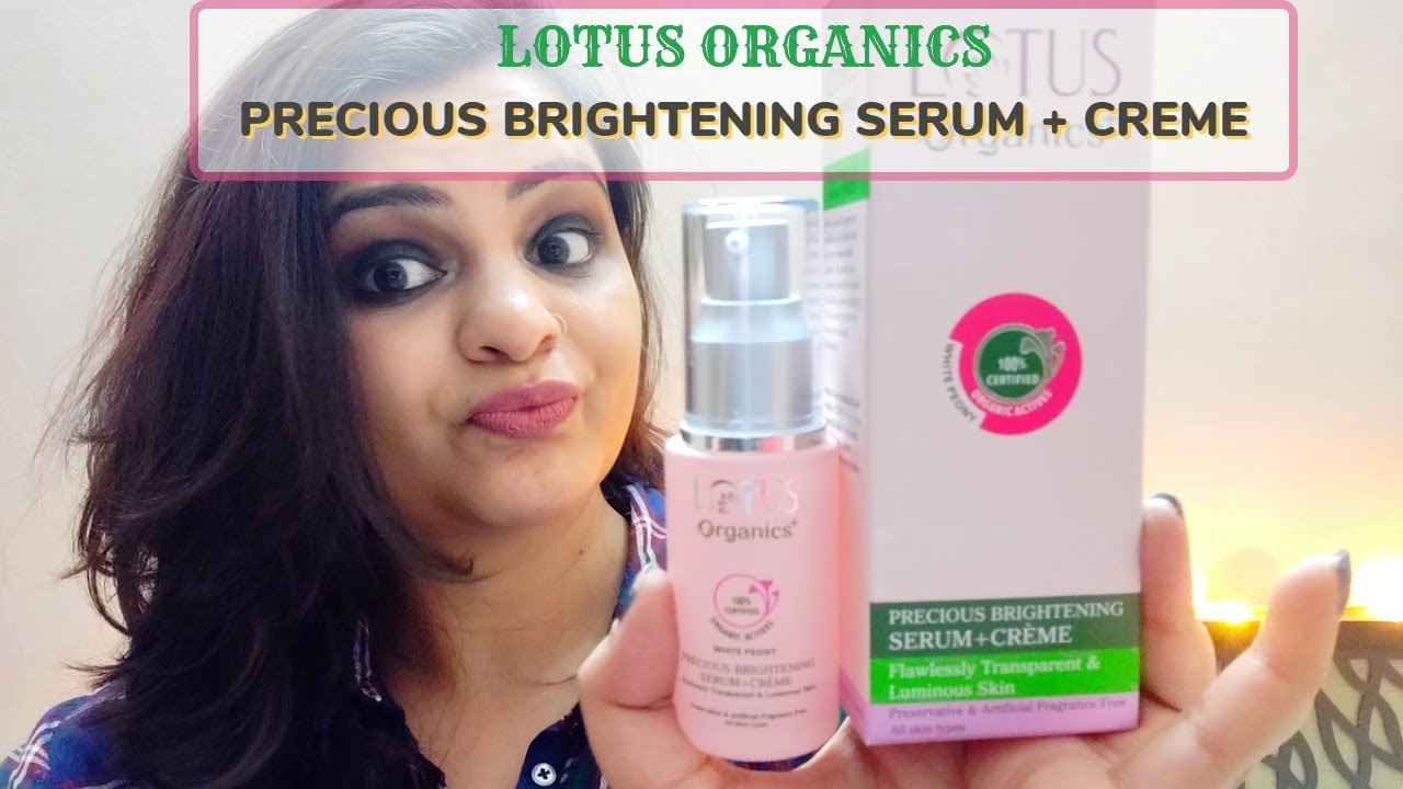 lotus organic serum and cream