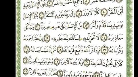 075   سورة القيامة   شيرزاد عبد الرحمن طاهر