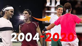 Federer & Nadal Handshakes Evolution Over The Years (2004-2020)
