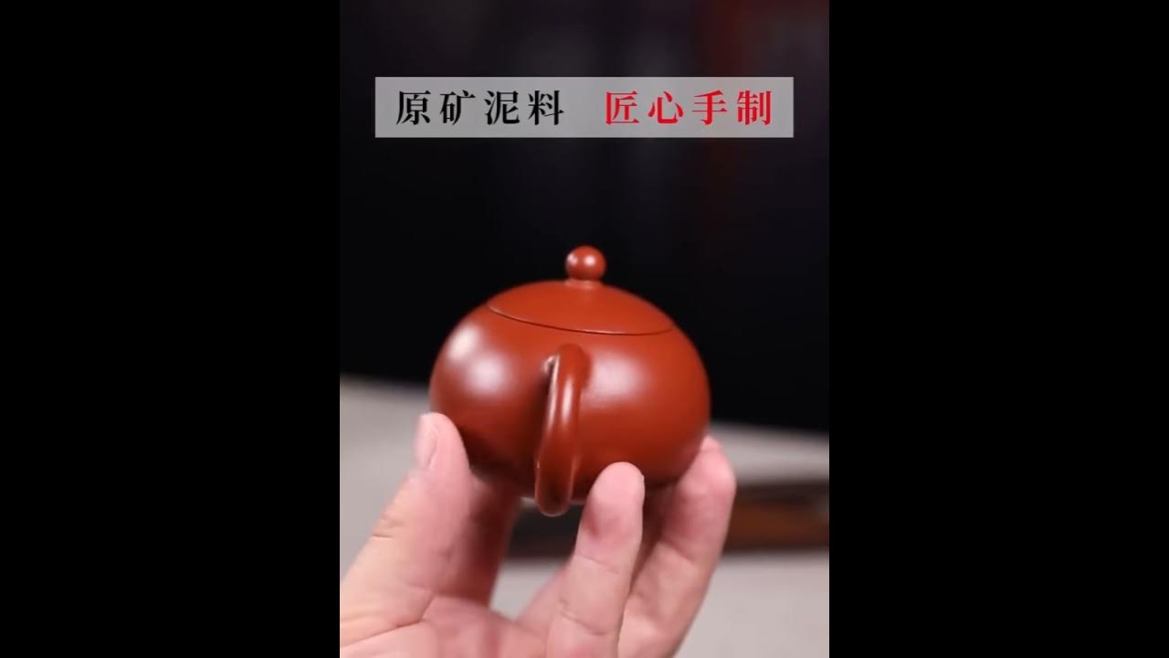 100cc Chinese Yixing Handmade Zisha Da Hong Pao Clay "Xi Shi" TeaPot