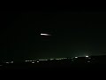 F-16 takeoff at night with afterburner