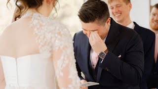 Emotional Groom Breaks Down In Tears During Wedding Vows