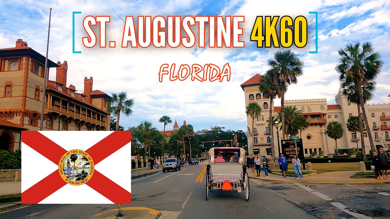 DRIVE AROUND ST. AUGUSTINE, FL (2021) [4K60] YouTube